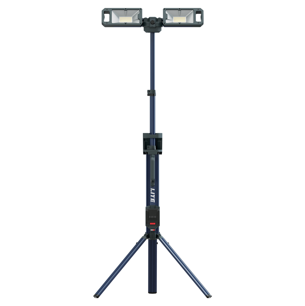 Flutlichtstrahler TOWER CONNECT, 5000lm IP30, leicht,zusammenklappbar