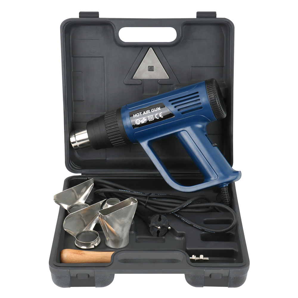 Heißluftpistolen-Set THERMO-JET2000VARIO 120-590°C mit Zubehör in Koffer
