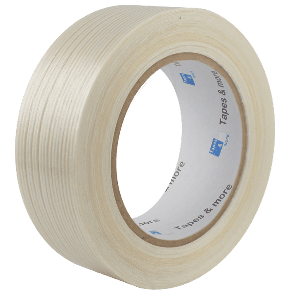 Filamentklebeband 50mm x 50m Glasfaserverstärkt reißfest