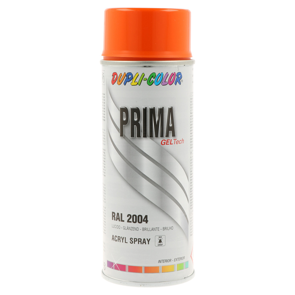 Lackspray glänzend reinorange 400ml RAL 2004 schnelltrocknend,abriebfest