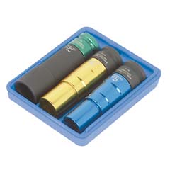 Drehmomoment-Schlagnuss-Set 3-tlg. 1/2" Schlagnüsse,17+19+22mm 100Nm