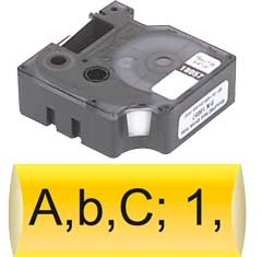 Band Schrumpfschlauch gelb 9mm UV-beständig,für Kabel