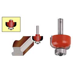 Hohlkehlfräser+Kugellag.HT6620821 29mm Ø Radius 8,Schaft 6mm,Hartmetall