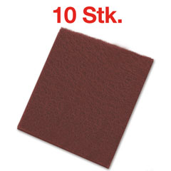 10 Stück Vlies-Bogen 152x229mm A Very Fine rötlich-braun P400-P500