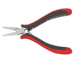 Dissipativ-ESD-Flachzange 115mm poliert durchgestecktes Gewerbe