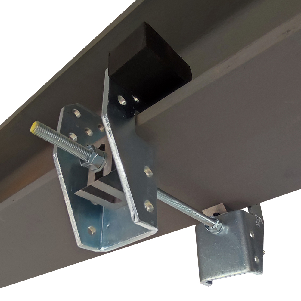 Katzpuffer paarweise, Flanschbr.91-300mm Fahrwegbegrenzung Hand/Elektrofahrwerke