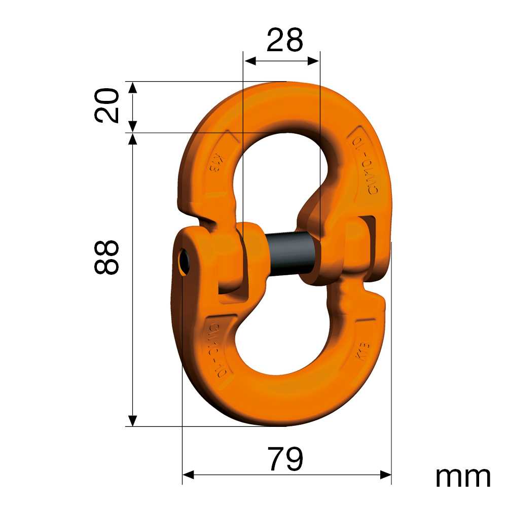 Kupplex Nicralloy CW 13 Verbindungsglied G10,für 13mm Kette