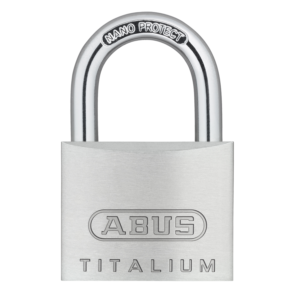 Zylinder-Vorhangschloss TITALIUM 30mm Innen-Bügelhöhe 17mm Büg.B 16mm BØ 5mm