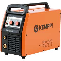Schweißgerät MIG KEMPACT 2530/250A/3-ph 40%ED,16A Massekabel und Gasschlauch