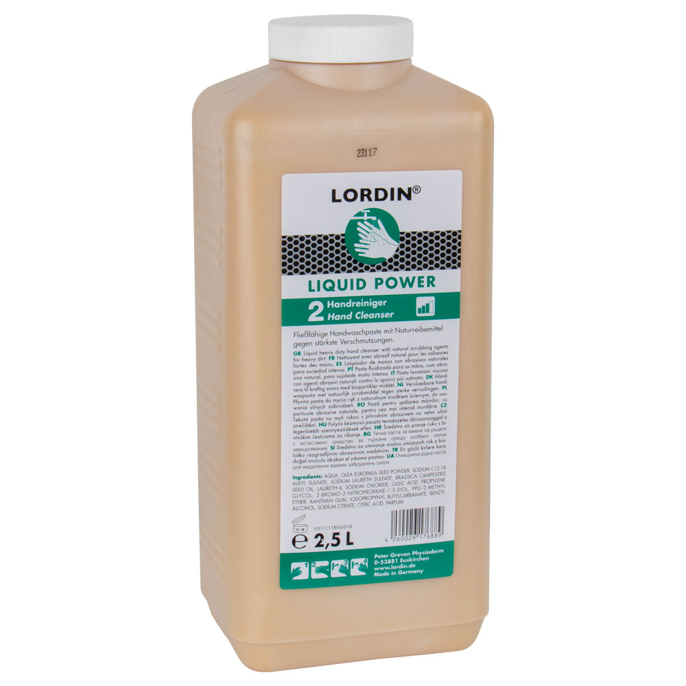 Hautreiniger Lordin-Liquid Power 2,5l reinigt und pflegt,mit Orangen-Duft