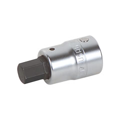 6-kant-Stecknuss 3/4" 19mm Vanadium-Extra,verchromt