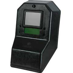 Schweiß-Schild ohne Glas,gebogen,aus Thermokunststoff,glasfaserverstärkt