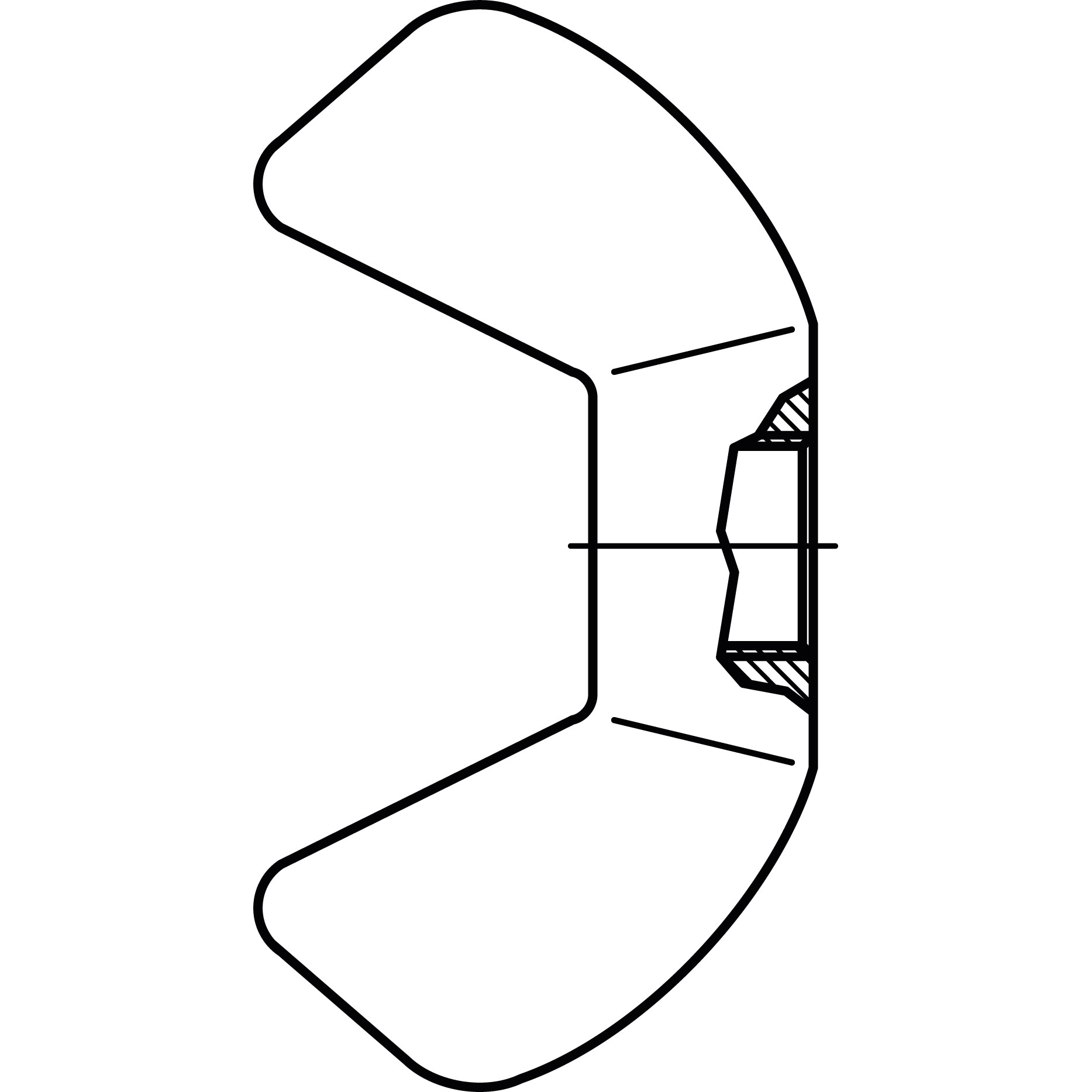 Flügelschrauben DIN 316 AF A2 M 4 x 20 ROSTBESTÄNDIG AMERIKANISCHE FORM VE=50
