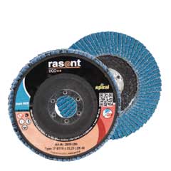 Fächerscheibe UNIPRO 115 K 40 F28 Zirkonkorund,2in1,Kunststoff