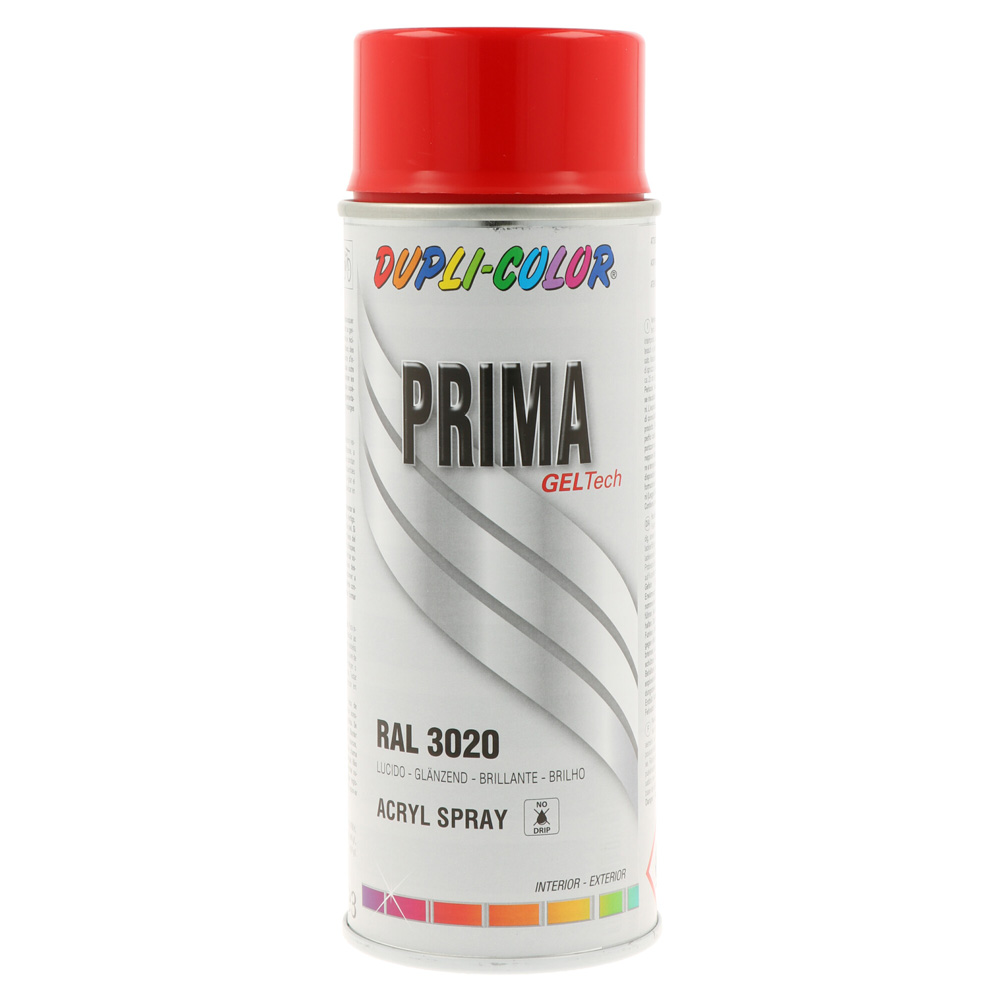 Lackspray glänzend verkehrsrot  400ml RAL 3020 schnelltrocknend,abriebfest