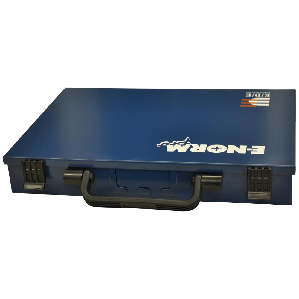 Montage-Koffer E-NORM, 12-fach stabile Ganzstahl-Ausführung,345x260x55