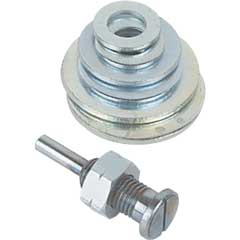 Spanndorn 8mm für 180-200mm Polier-und Reinigungsscheibe,mit 6 Spannscheiben