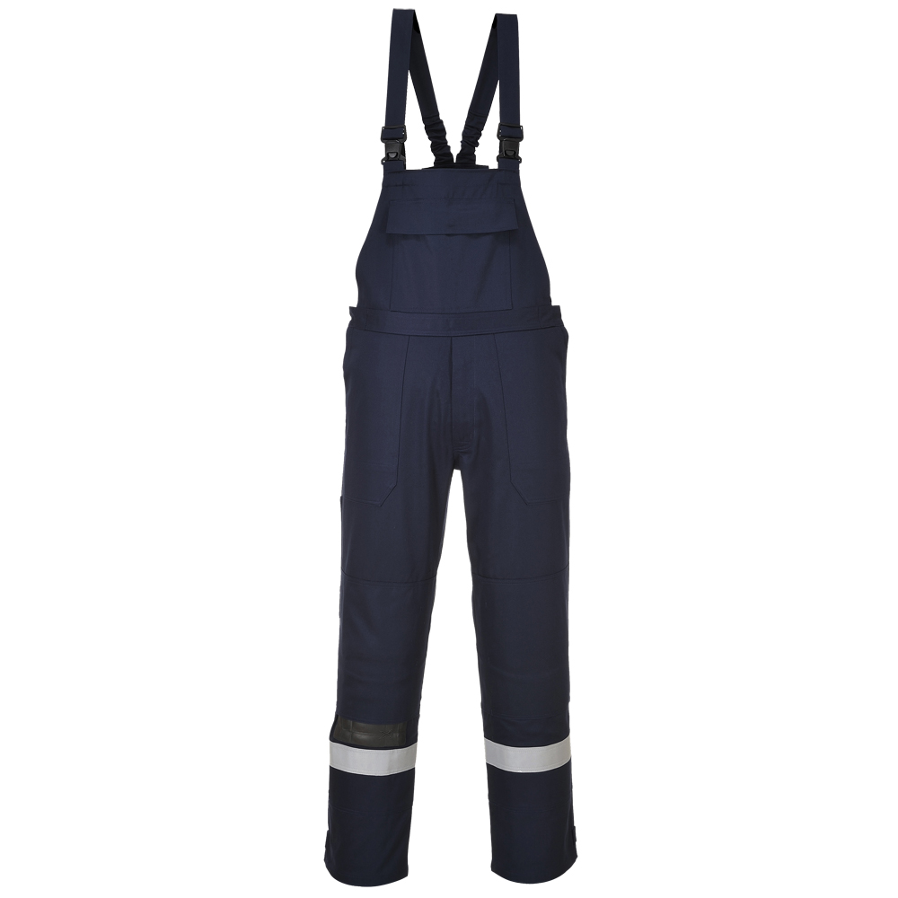 Schweißerschutzlatzhose TOP Gr.L marine EN11611 KL.1,EN11612,EN1149