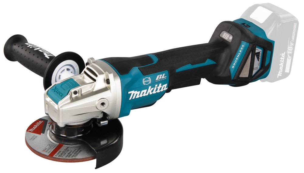 Akku-Winkelschleifer MAKITA DGA519Z 18V XLOCK 125mm ohne Akku,Koffer und Ladeg.