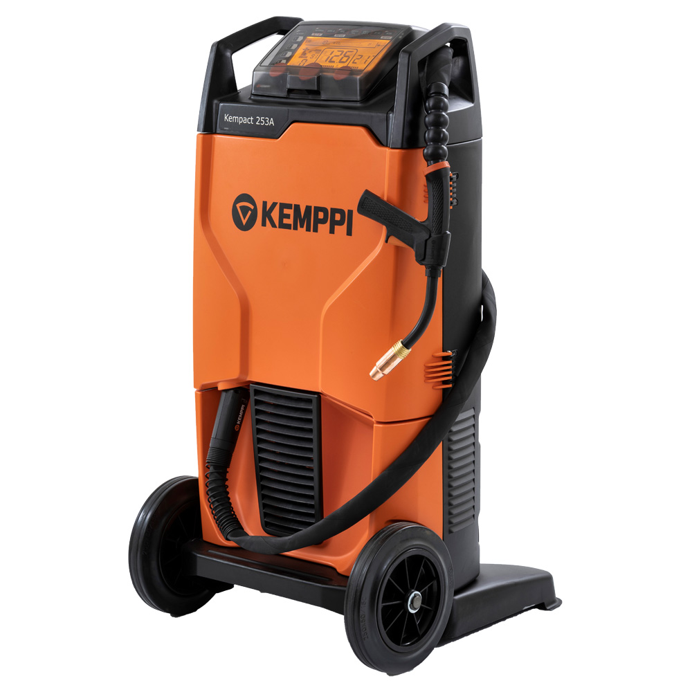 Schweißgerät MIG KEMPACT 253(250A)Adapt. 3-ph,35%ED,+GXE305G5 gasgek.Brenner 5m