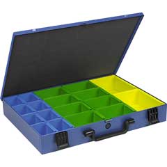 Service-Koffer Typ 88/2 18-teilig 472x340x66mm,komplett mit 18 Kästchen