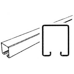 C-Profil 2m,verzinkt 30x35mm,für Schweißvorhänge