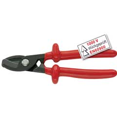 Kabelschere EN60900 210mm geprüft 2-Schicht-isoliert,bis 20mm Ø