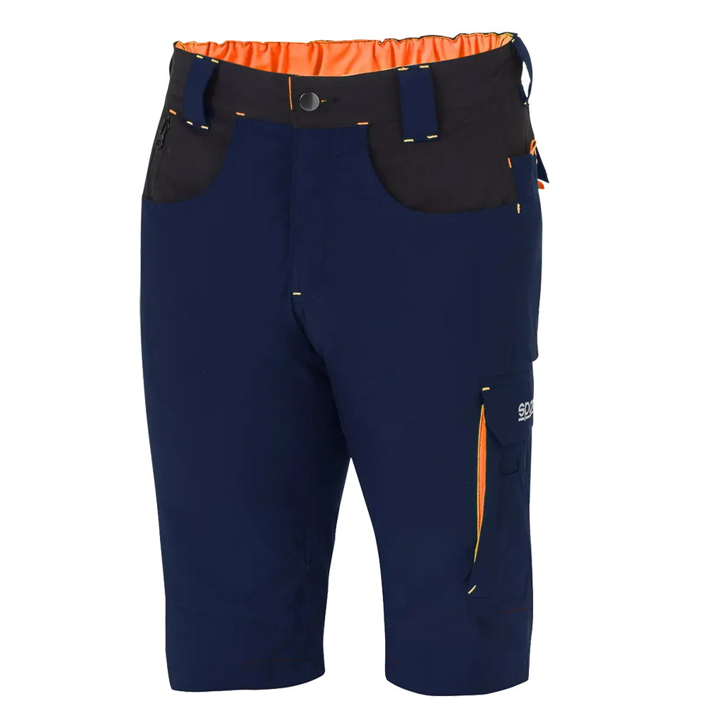 SPARCO Short Light Größe XL navy/neonorange