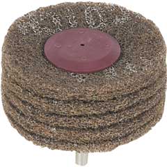 Radial-Vlies 100x30x6mm Schaft medium zum Entrosten und Entgraten