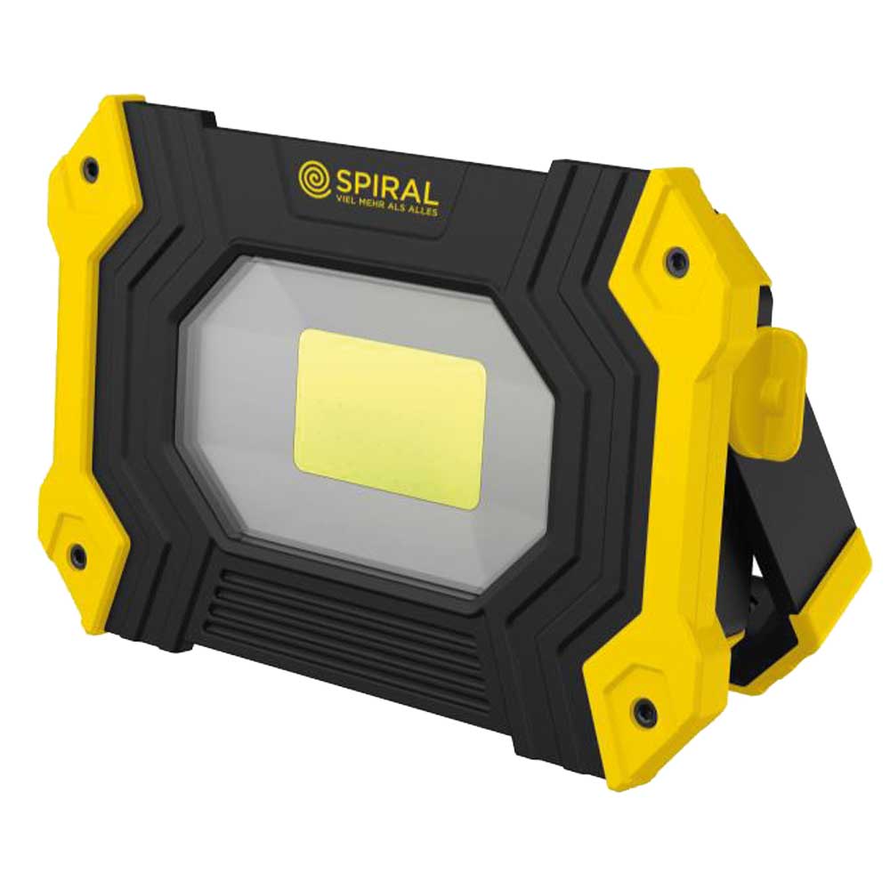 LED-Akku-Arbeitsleuchte SPIRAL 2800lm 6600mAh,schwenkbarer Standfuß mit Magnet
