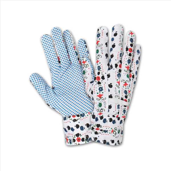 Baumwollhandschuh mit PVC-Noppen Gr. uni offene Stulpe