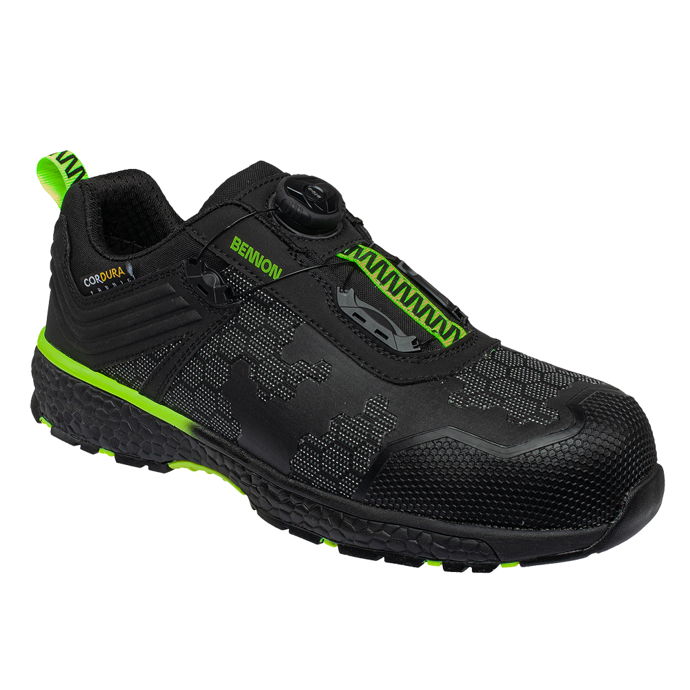 Sicherheitsschuh PREDATOR S3 ESD Gr.46 EN 20345 S3 SRC, HRO, ESD, schwarz/grün