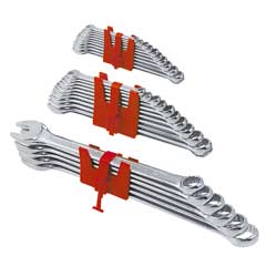 Gabel-Ringschlüssel-Satz 6-32,26-tl,15° abgewinkelt,Chrom-Vandium,DIN3113A