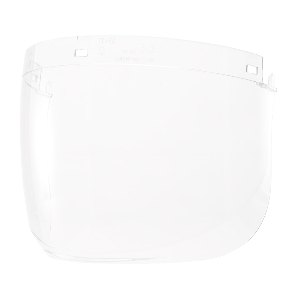 Polycarbonat-Visier ohne Helmhalterung klar