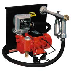 Leichtstoff-Pumpen-Station,Literzähler tragbar und für Wandmontage