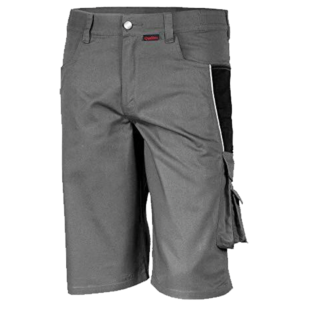 Short "Elektrotechnik MaZim",Gr. 48 65%PE/35%BW,grau/schwarz