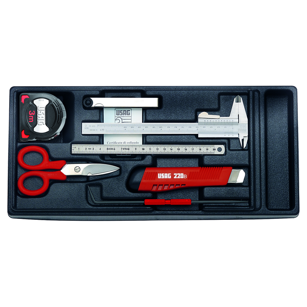 Meß-und Anreiß-Modul 519/960 7-teilig 415x188x45mm,für Roll-Truck