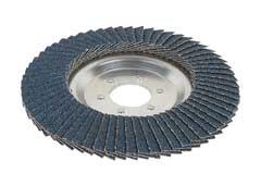 Zirkon-Powerflex 115x22mm K 50 Fächer- Tellerschleifscheibe f.80m/Sek.