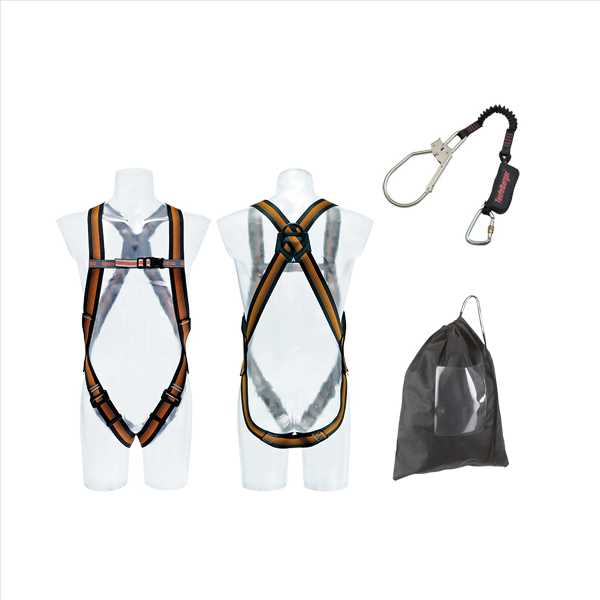 Auffangsystem BUNGY Standard inkl. Bandfalldämpfer, Auffanggurt
