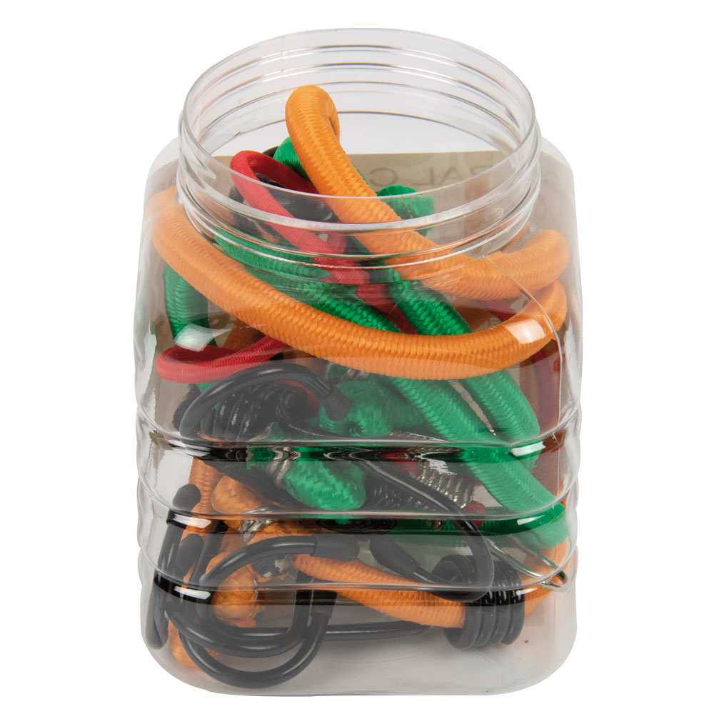 Gummigepäckspannersortiment 6-teilig je 2St.Ø4x250,Ø8x320,Ø8x450mm