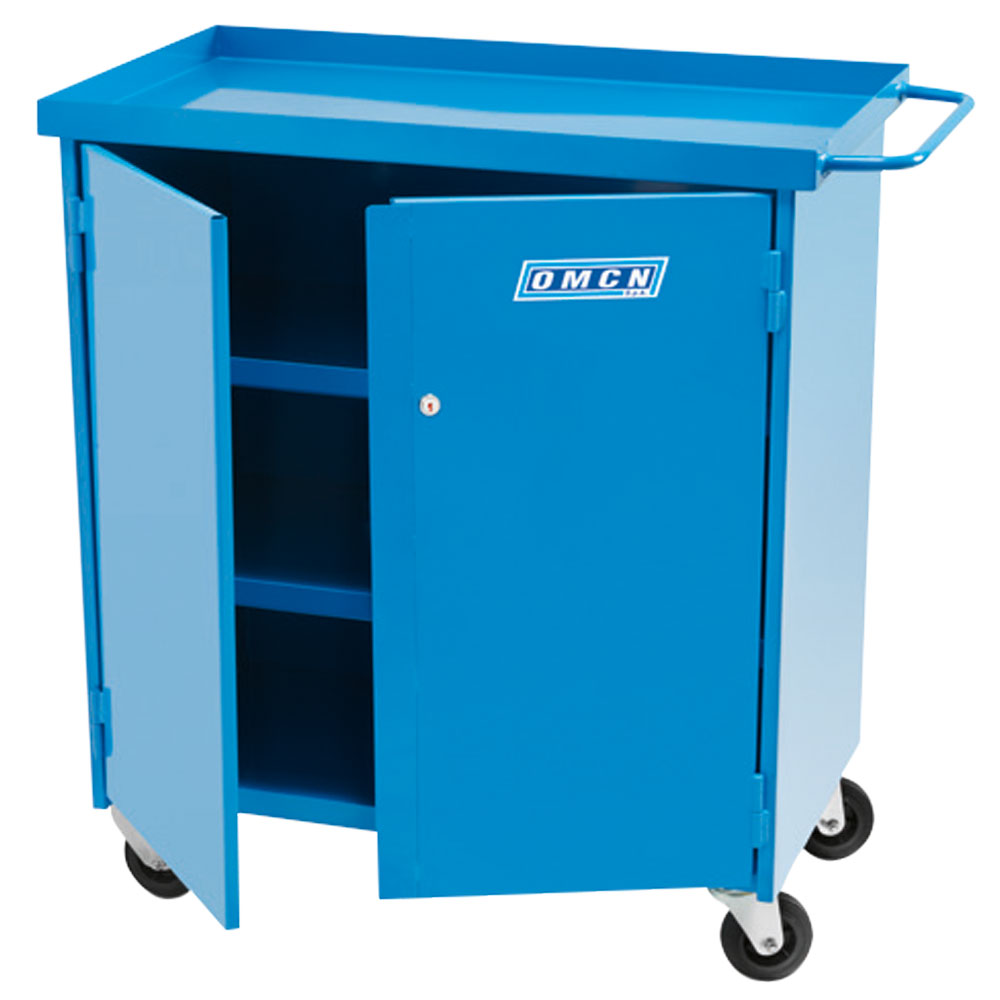 Werkzeugschrank,fahrbar,2-türig Stahlblech,absperrbar,800x450x900mm