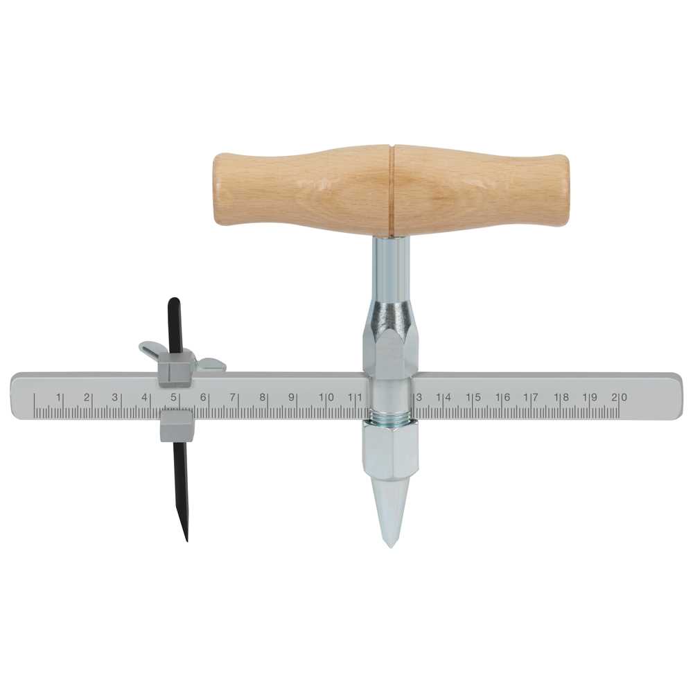 Scheibenschneider Radius 100mm mit Masseinteilung,bis 200mm Durchmesser