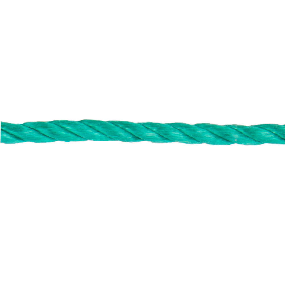 Polypropylenseil - gedreht 10mm/grün 10m/Bund