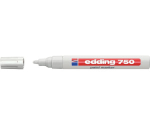 edding 750 Lackmarker weiß mit Rundspitze ca. 2-4 mm