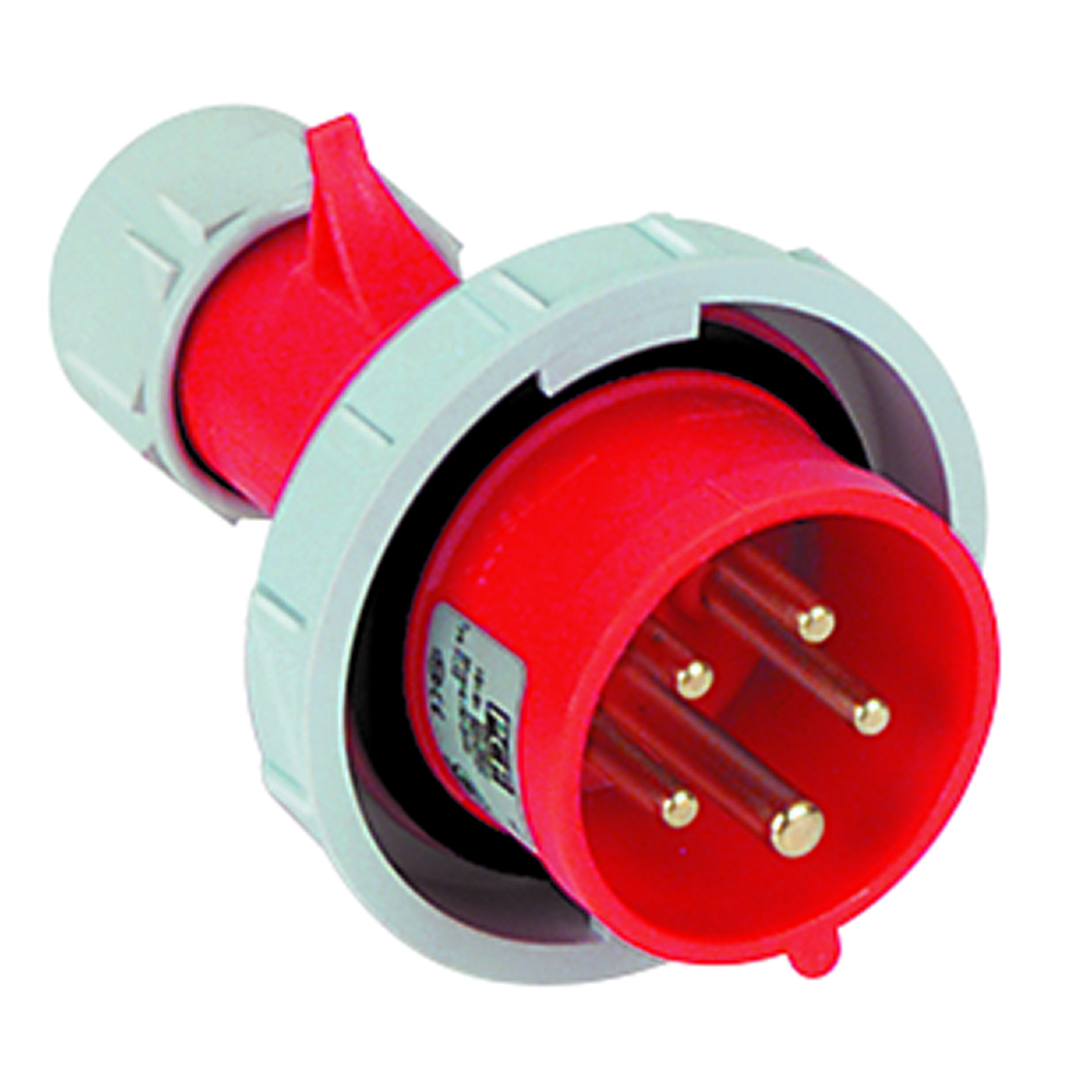 CEE-Stecker 400V/16A,5-polig,3P+N+E,IP67 Bajonettsystem