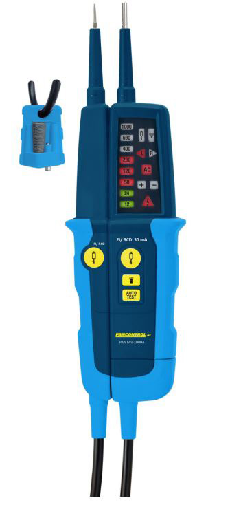 PAN MV1000A Spannungs-u.Durchgangsprüfer AC/DC 12,0-1000 V LED u. Drehfeldanzeige