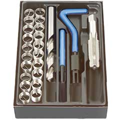 Gewindereparatur-Satz ECO M7x1,00/1,5 D mit Werkzeugen,20 Stück Gewindeeinsätze