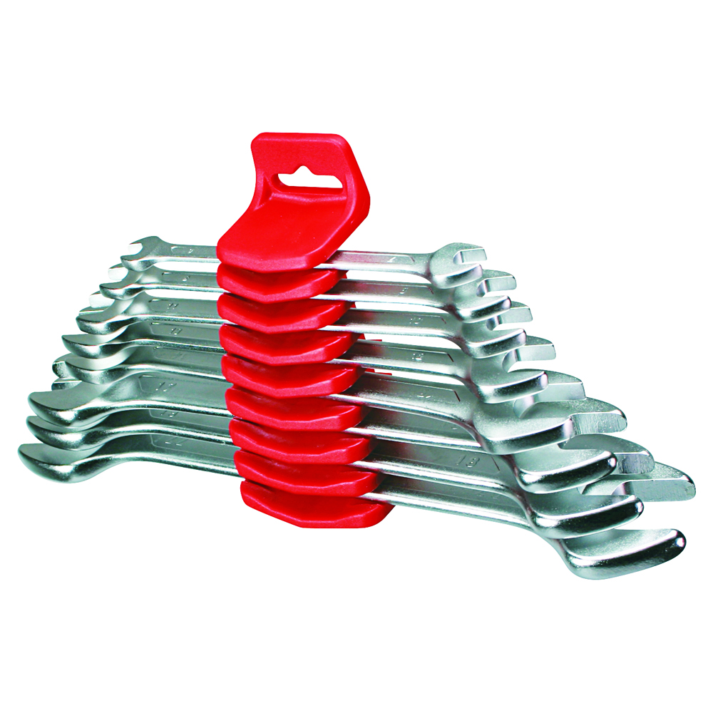 Gabelschlüssel-Satz 8-teilig,6x7-20x22mm DIN 3110,U252NC,Vanadium-USAG-Extra