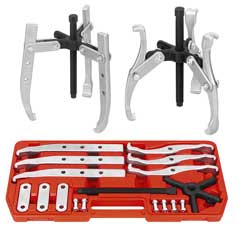 2+3-Arm-Abzieher-Satz Vielnutz,innen+ außen+Bolzen,7to Zugkraft,in Box