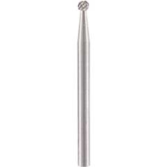 Kleinform-Fräser "D" 3-6 Kugelform Schaft 3mm,aus Vollhartmetall